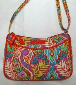 VERA-BRADLEY-Little-Crossbody-Paisley-in-Paradise-Excellent-Condition