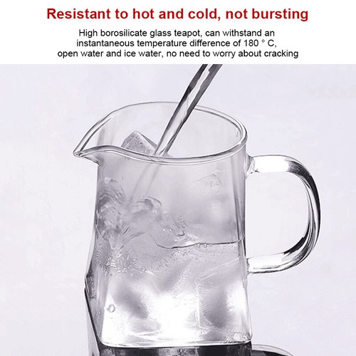 350ML Heat Resistant Glass Teapot with Strainer Filter Infuser TeaPot - Picture 4 of 6