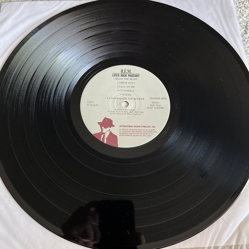 R.E.M. - Lifes Rich Pageant - NM Japan Vinyl LP w/ OBI - 1986 28AP-3240 - Image 4 of 4