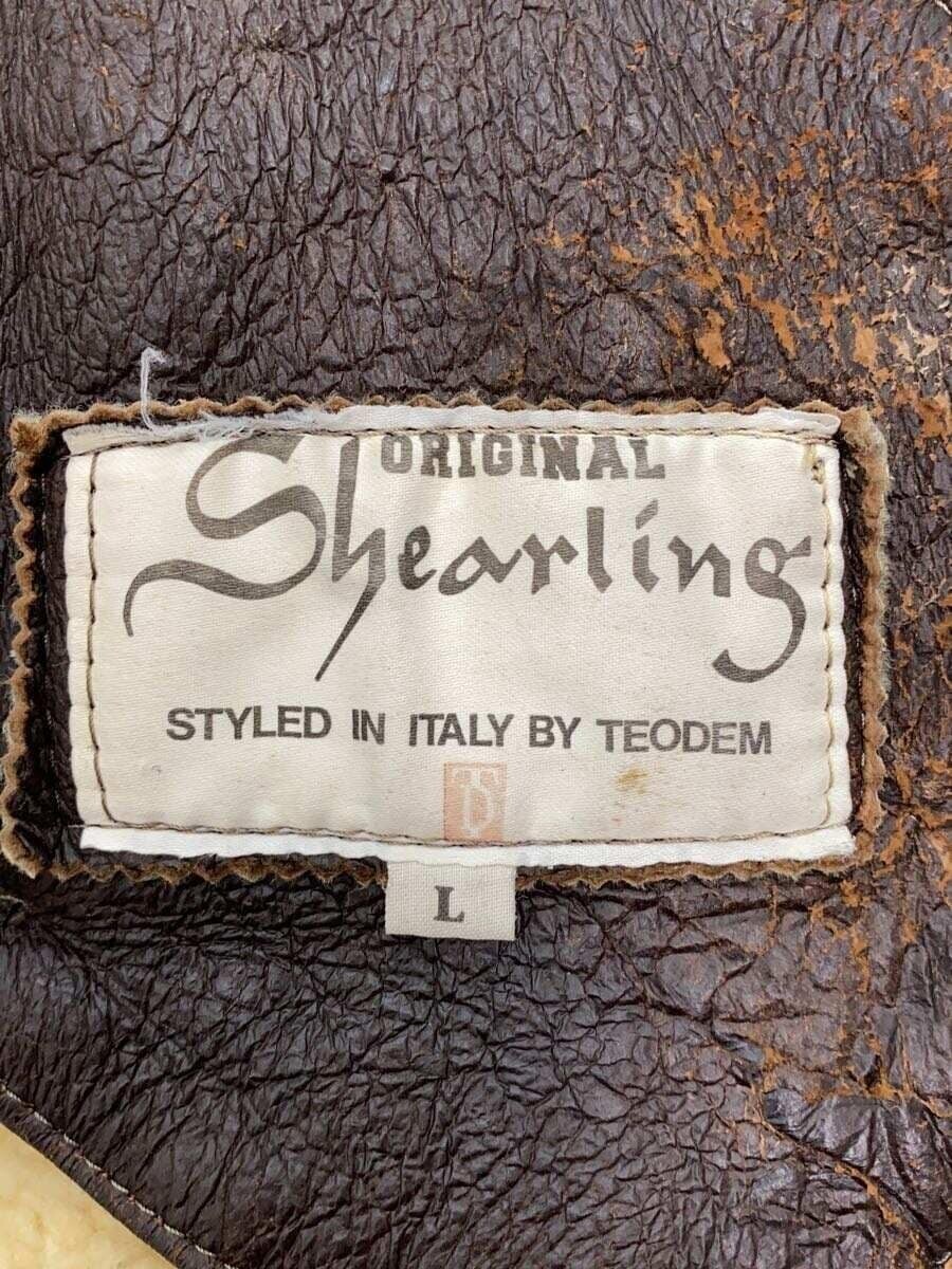 TEODEM Shearling mouton jacket flight B-3 Type leather men's TEODEM Shearling mouton jacket flight B-3 Type leather men's