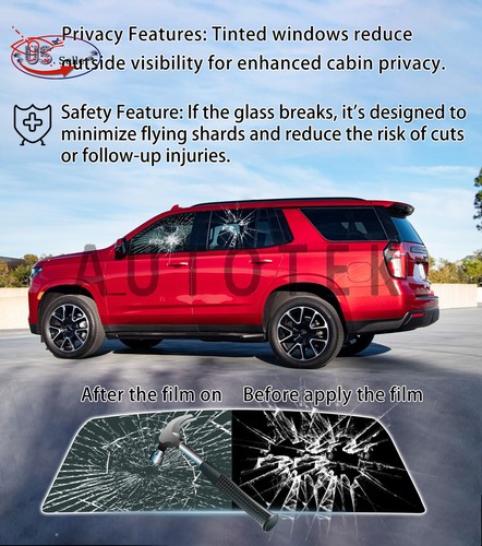 PreCut All Sides + Rear Window Film Any Tint Shade For All Honda CR-V 2002-2006 - Picture 9 of 11