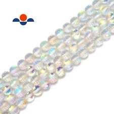 Rainbow Clear AB K9 Crystal Glass Faceted Round Beads 6mm 8mm 10mm 15.5" Strand