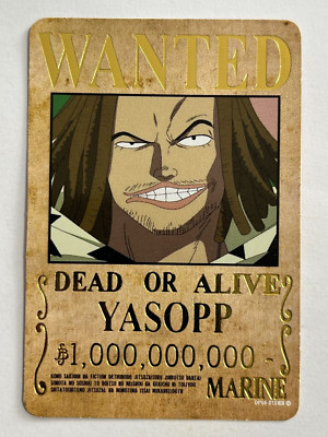ワンピース カードゲーム yasuxxx 2024 ONE PIECE Card Game TCG #340 YASOPP WANTED Peru Edition Foil