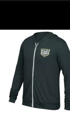 Reebok 2017 CrossFit Games Regionals Womens Dark Grey Light Weight Hoodie Fleece