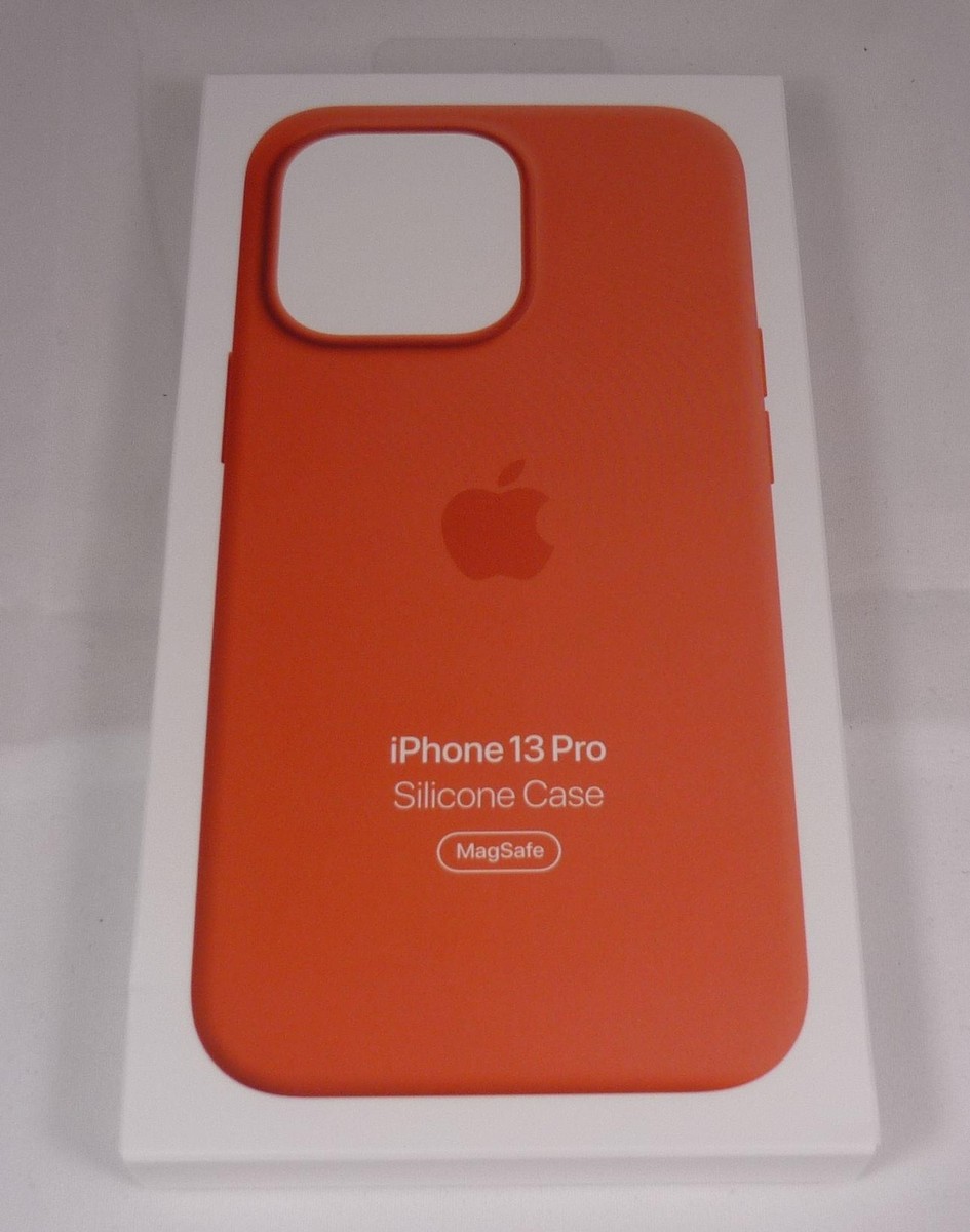 Genuine Apple iPhone 13 Pro Silicone Case / Cover - Nectarine