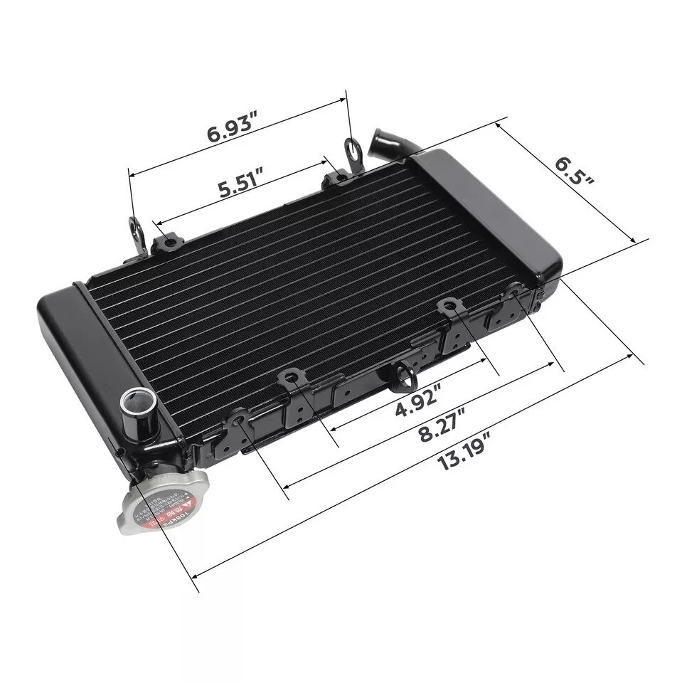 Motorcycle Engine Compartment Cooling Radiator Fit For Honda CB500F 2019-2021 20 - Imagem 4 de 4