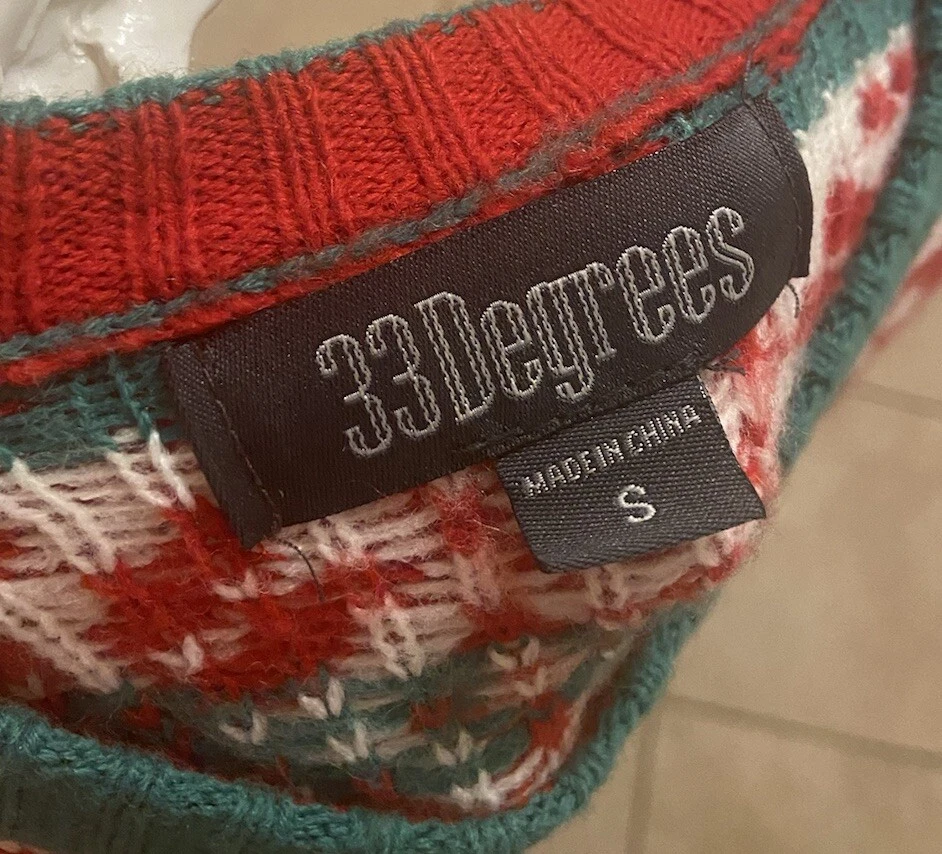 Christmas Ugly Sweater Llama wearing Glasses Women / Men / Unisex/Small