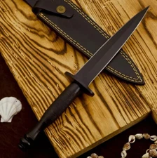 Handmade Army Sykes Commando 2nd Pattern Dagger knife Hunting Dagger W/Sheath