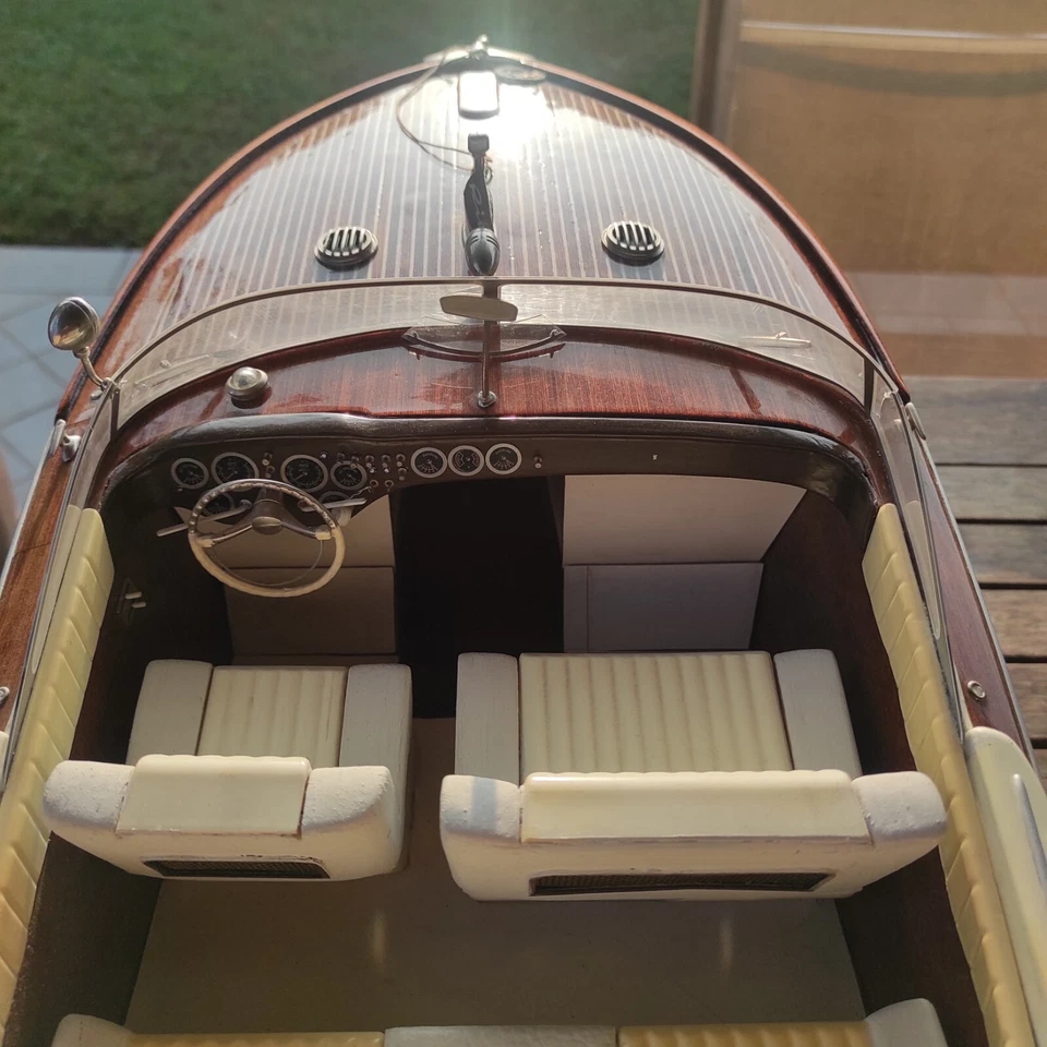 Riva Aquarama -82cm Fatto A Mano Hachette - Immagine 4 di 4