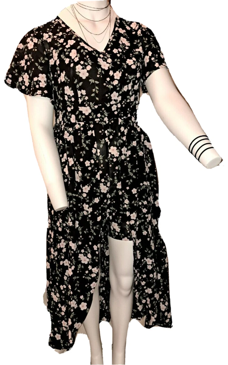 Romper shorts cheap with long skirt