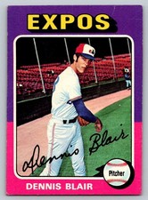 1975 Topps Baseball #521 Dennis Blair Expos