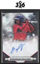 Eddinson Paulino 2023 Bowman Sterling Prospect Autographs #PA-EP