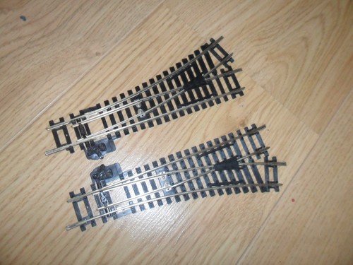 R612 / R613 Nickel Silver Left & Right Points for Hornby OO Gauge Sets ...