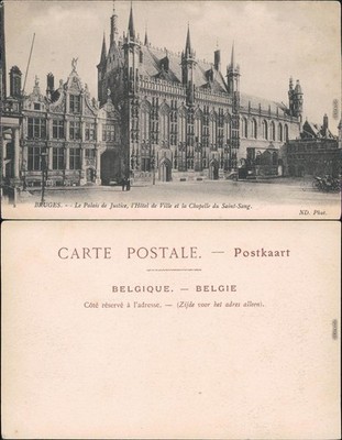 Ansichtskarte Brügge Brugge | Bruges La Palais de Justice - Platz 1915