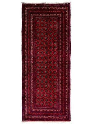 Khademi Afghan Orientteppich 196x79 | Handgeknüpfter Läufer-Teppich aus Wolle