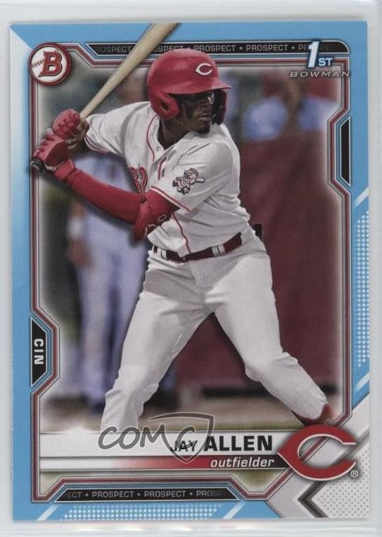2021 Bowman Draft Sky Blue 480/499 Jay Allen #BD-11 6k2