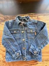OshKosh B'gosh Girls Blue Denim Jacket 4T Light Wash  Genuine Kids