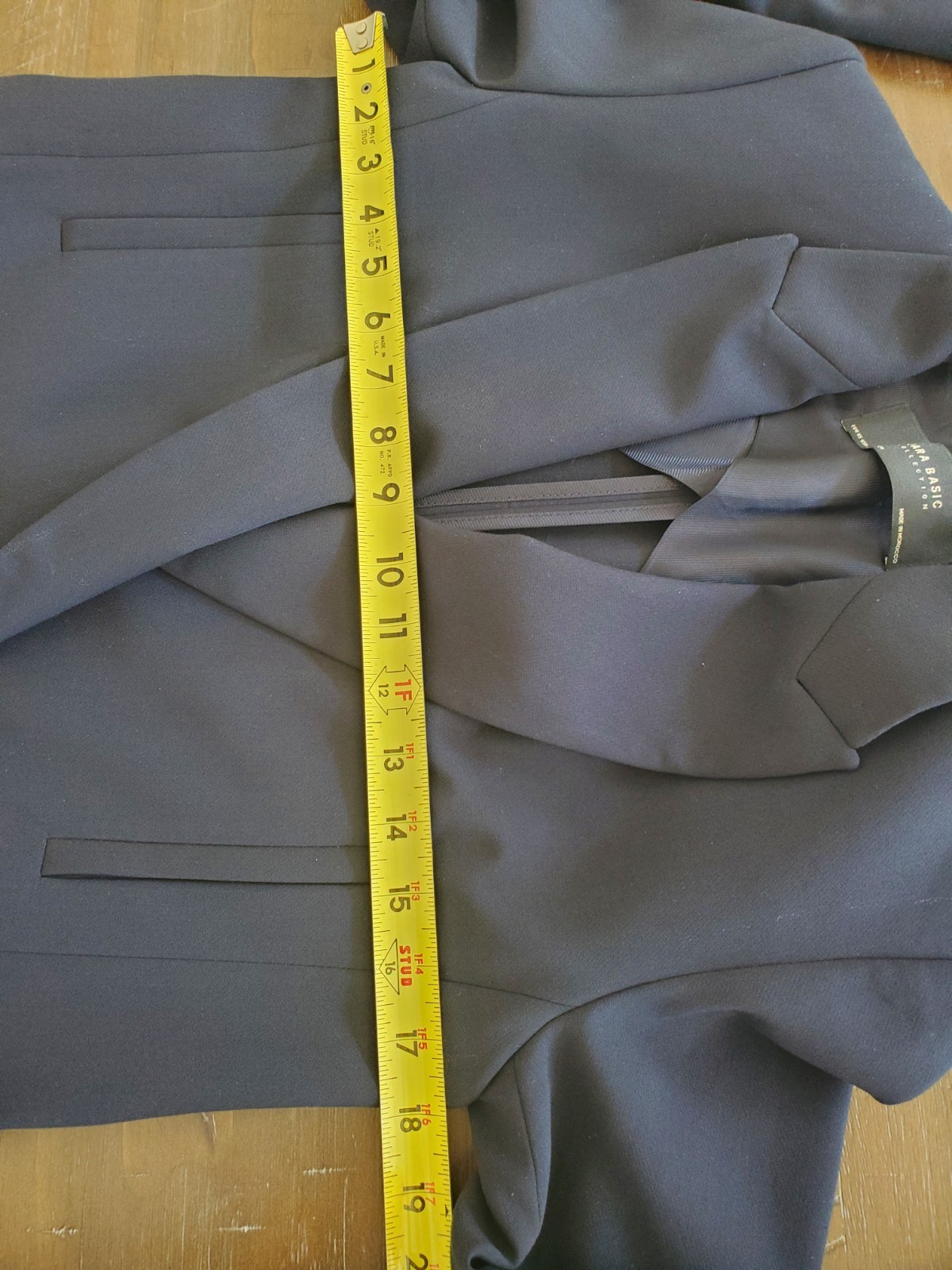 Zara Basic Collection Navy Classic Preppy Academy… - image 16