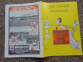 There Goes The Bride programme (Bournemouth Pier Bernard Bresslaw James Hayter