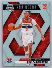 Bub Carrington 2024-25 Panini Mosaic Rookie Debut Silver #259