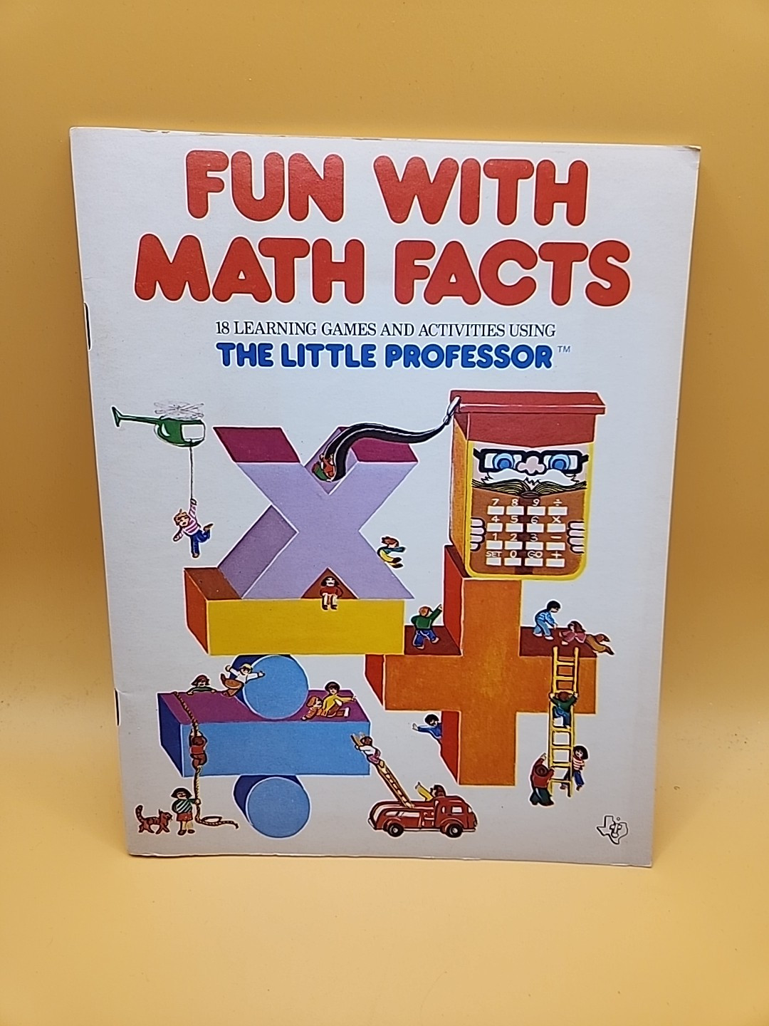 Fun With Math Facts By Texas Instruments Game Book for The Little Professor 1976