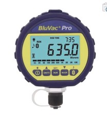 Bluvac Pro Wireless Digital Vacuum Gauge New