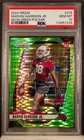 112957233 Marvin Harrison Jr 2024 Panini Prizm 375 Neon Green Pulsar RC PSA 10