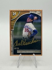 2025 Topps Museum Collection Orel Hershiser GOLD Framed ON-CARD AUTO Bronze /35