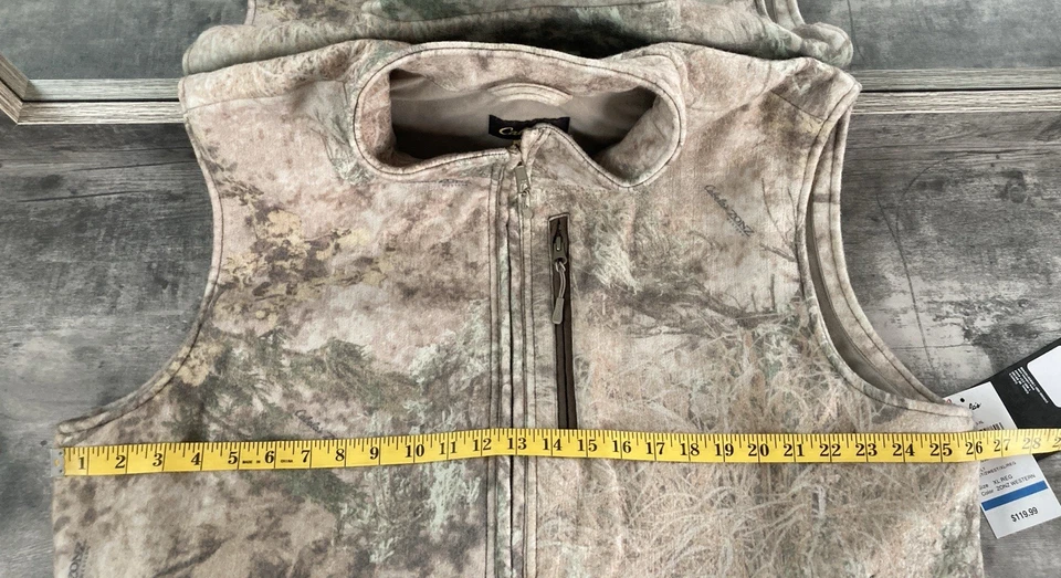 Cabela's Wooltimate Windshear Vest Men's XL Zonz Western Camo Full Zip NWT - Image 4 of 4