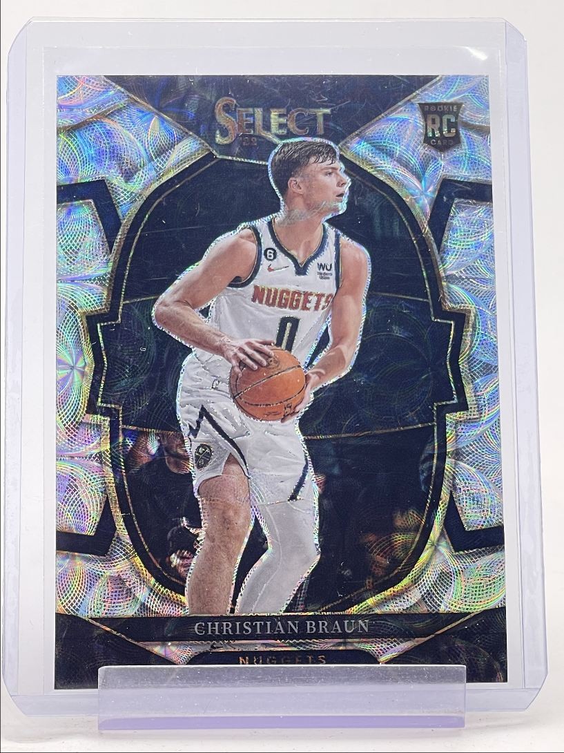 CHRISTIAN BRAUN 2022-23 SELECT CONCOURSE ROOKIE SCOPE PRIZM #85 RC Q3249