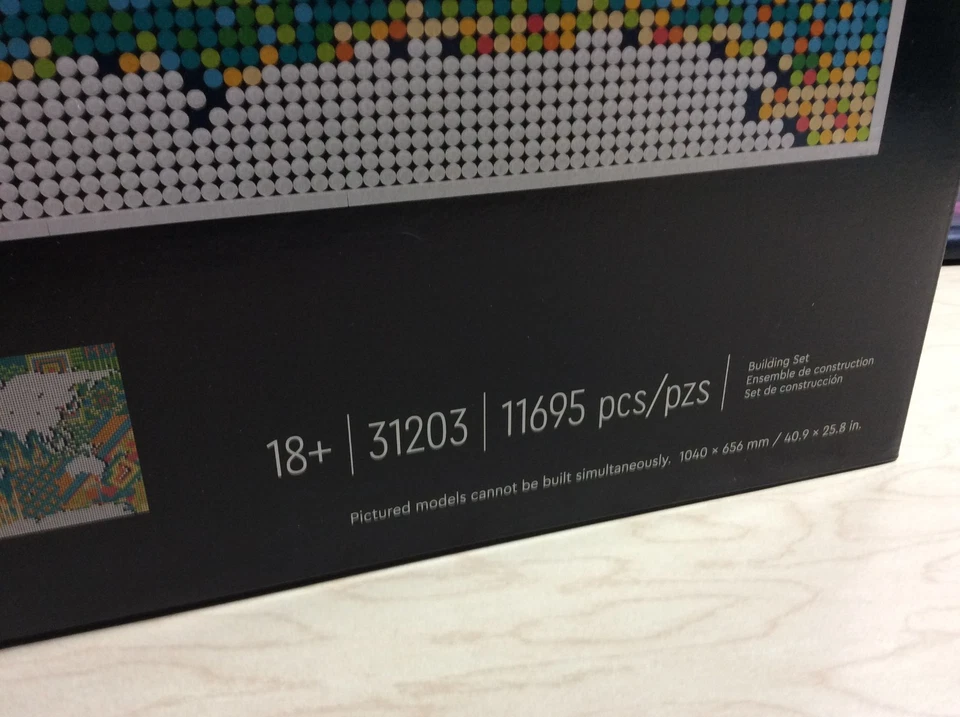 New Sealed Retired Lego Art #31203 World Map 11,695pcs School Frame Hanging - Image 2 of 4
