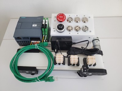 Mini Förderband SPS Lernset für Siemens Simatic 1200 für Step7 Tia Portal