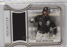 2022 Topps Definitive Collection Jumbo Relic 10/50 Yoan Moncada #DJR-YCA 3s3