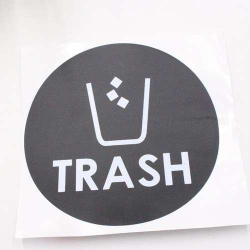 8Pcs Trash Bin Stickers Adhesive Marking Labels for Home Use - Picture 5 of 11