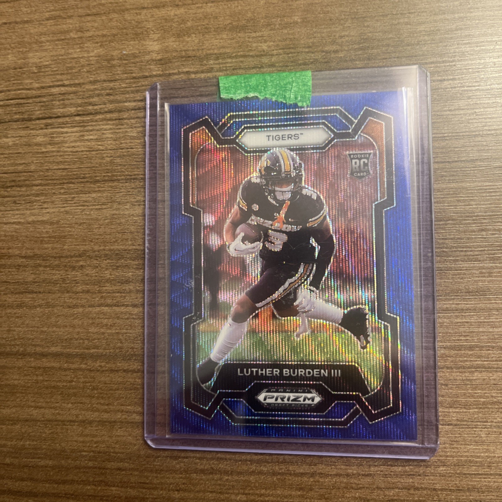 2024 Panini Prizm Draft Picks 198 LUTHER BURDEN III /249 Blue Prizm Wave Bears