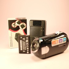 Samsung SMX-C10LP Handheld High Definition Camcorder Black Tested