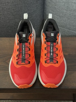 NWT Salomon Sense Ride5  Lunar Rock Fiery Red  Men Sz9.5  187982 Art#470462