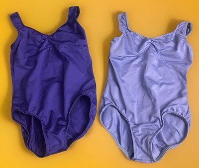 Motionwear Lot Of 2 Leotards For Ballet Dance Girl Size Large Child 12-14 Leo