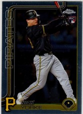 2025 Topps Chrome Baseball Nick Yorke No. 36 Pittsburgh Pirates