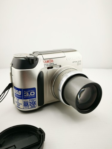 Olympus C-720 Camedia Ultra Zoom Digital Camera 3MP 8x Optical Compact Tested - Picture 10 of 10