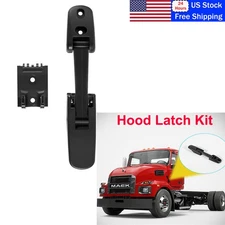 Heavy Duty Hood Latch Kit for Peterbilt 325 335 337 340 348 384 386 569 579 567