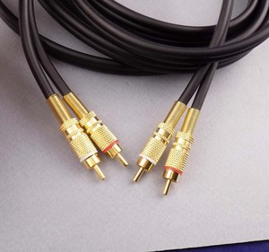 RadioShack Gold Series RCA Stereo Audio Cable CHOOSE LENGTH Coiled Strain Relief