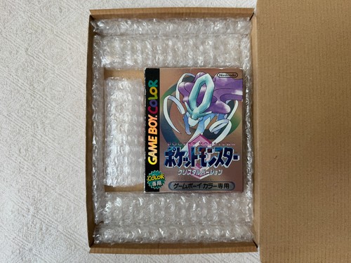 Pokemon Crystal Version Nintendo Game Boy Color - NTSC-J Japan VGC CIB - Tracked - Picture 2 of 24