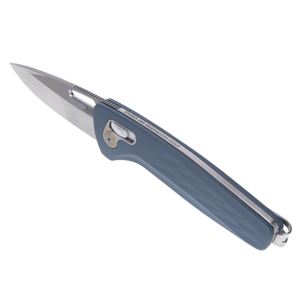 SOG Knives One-Zero XR 12-73-04-57 Smoke Gray Aluminum S35VN