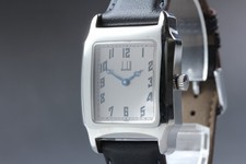Dunhill Rectangular Manual Watch Ref.11612231 White Dial Men's Vintage