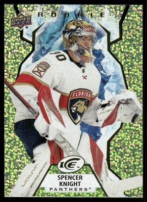 2021-22 Upper Deck Ice #126 Spencer Knight Green