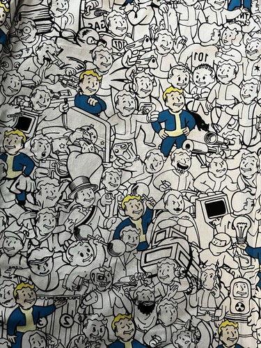 Bethesda Fallout Button Shirt Men’s New - Picture 4 of 10