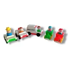 Vintage Fisher-Price Little People Vehicles & Figure Lot Ambulance Train Farmer