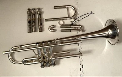 Getzen Eterna Doc Severinsen Trumpet Silver Finish with Original