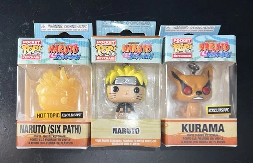 Funko Pocket Pop! Naruto Shippuden Keychain Bundle